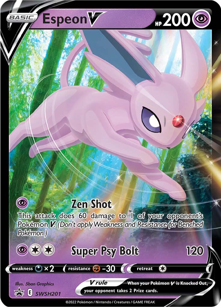 Espeon V (SWSH201) [Sword & Shield: Black Star Promos] | Fandemonia Ltd