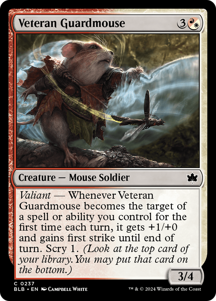 Veteran Guardmouse [Bloomburrow] | Fandemonia Ltd