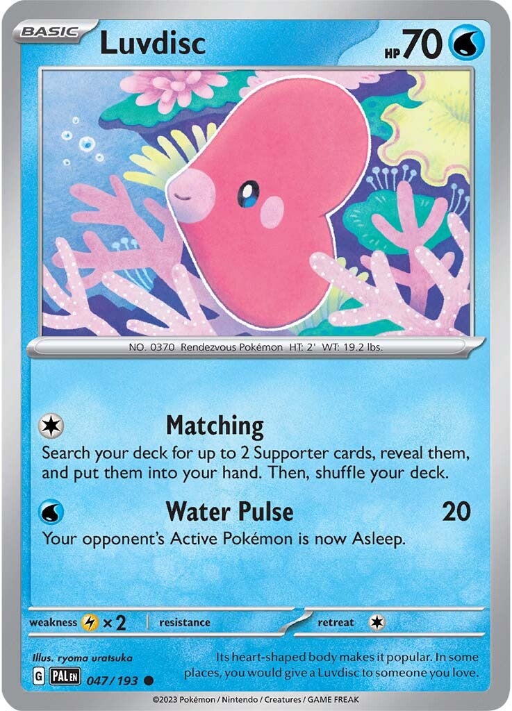 Luvdisc (047/193) [Scarlet & Violet: Paldea Evolved] | Fandemonia Ltd