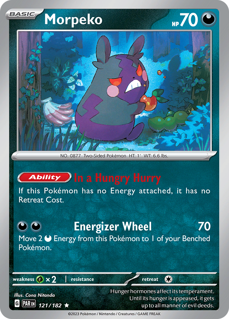 Morpeko (121/182) [Scarlet & Violet: Paradox Rift] | Fandemonia Ltd