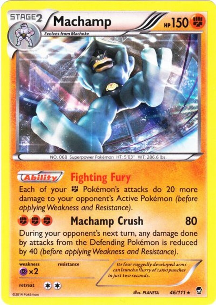 Machamp (46/111) [XY: Furious Fists] | Fandemonia Ltd