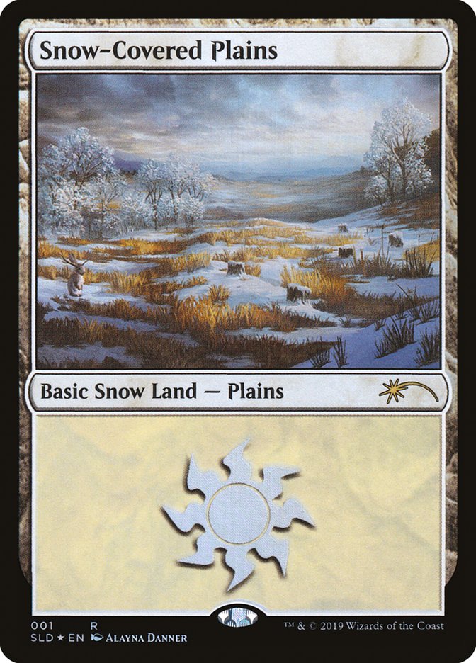 Snow-Covered Plains (001) [Secret Lair Drop Series] | Fandemonia Ltd