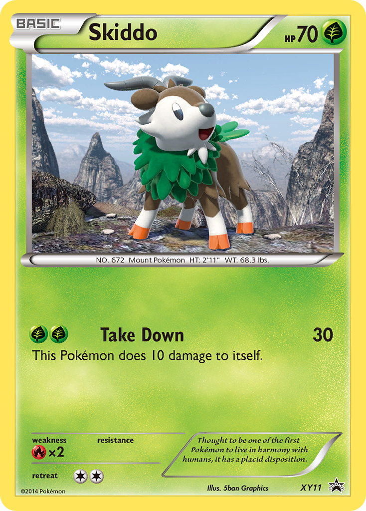 Skiddo (XY11) [XY: Black Star Promos] | Fandemonia Ltd