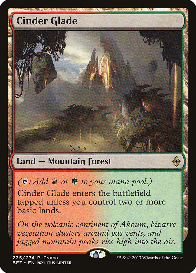 Cinder Glade (Promo) [Standard Showdown Promos] | Fandemonia Ltd