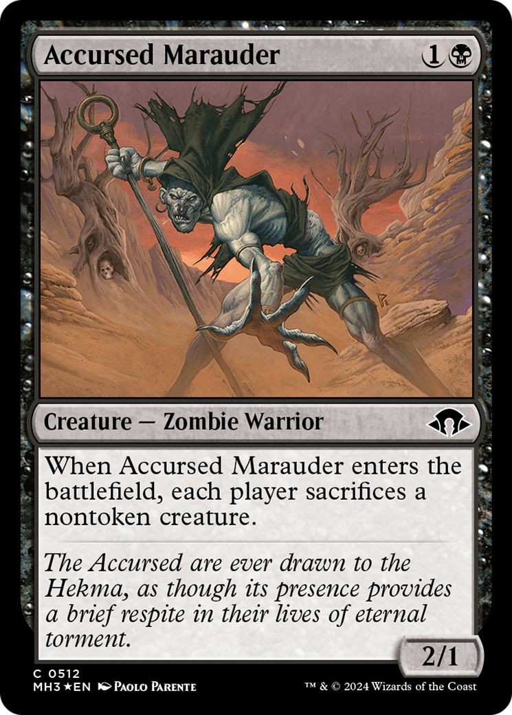 Accursed Marauder (Ripple Foil) [Modern Horizons 3] | Fandemonia Ltd