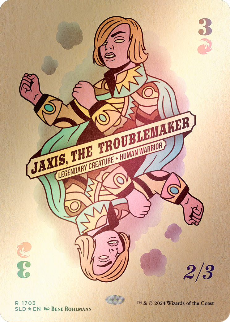 Jaxis, the Troublemaker (Rainbow Foil) [Secret Lair Drop Series] | Fandemonia Ltd