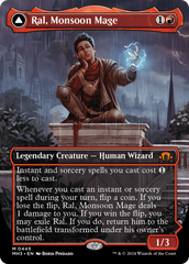 Ral, Monsoon Mage // Ral, Leyline Prodigy (Borderless) [Modern Horizons 3] | Fandemonia Ltd