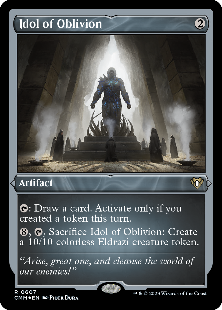 Idol of Oblivion (Foil Etched) [Commander Masters] | Fandemonia Ltd