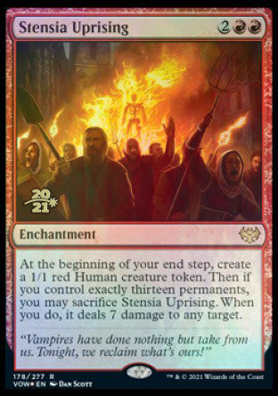 Stensia Uprising [Innistrad: Crimson Vow Prerelease Promos] | Fandemonia Ltd