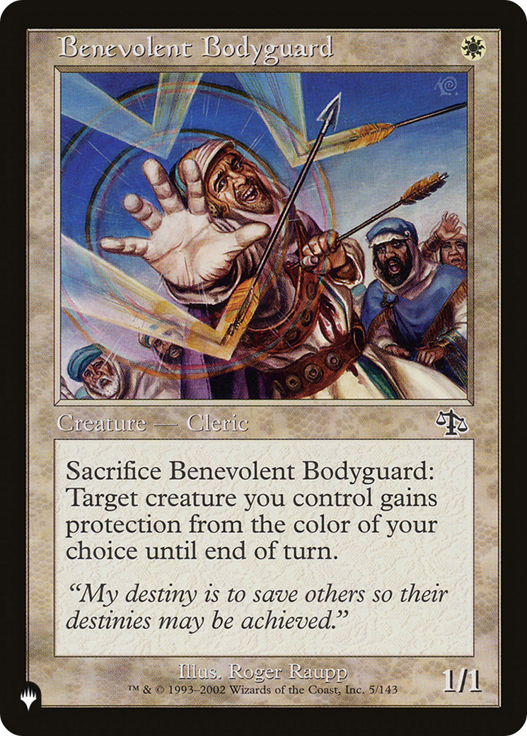 Benevolent Bodyguard [The List] | Fandemonia Ltd