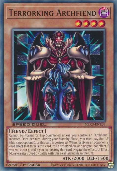 Terrorking Archfiend [SGX3-ENE03] Common | Fandemonia Ltd