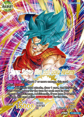 Son Goku // Super Saiyan Blue Son Goku Returns (Gold-Stamped) (P-399) [Promotion Cards] | Fandemonia Ltd