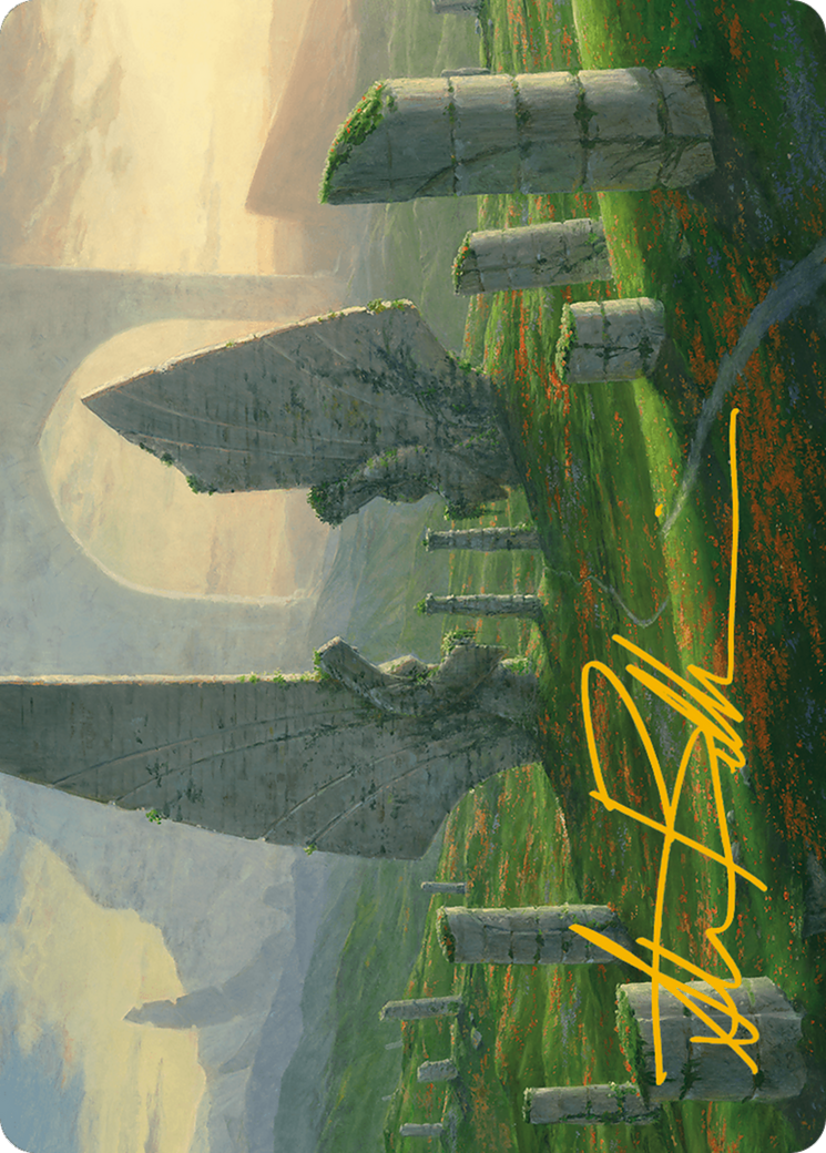 Monumental Henge Art Card (Gold-Stamped Signature) [Modern Horizons 3 Art Series] | Fandemonia Ltd