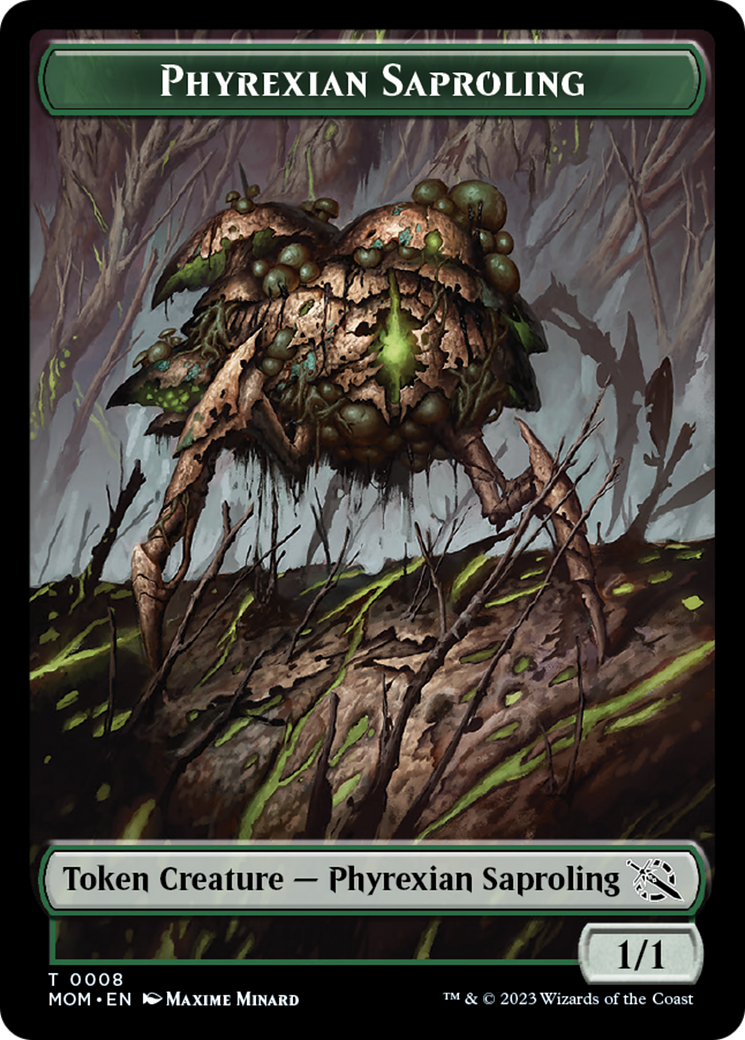 Phyrexian Saproling Token [March of the Machine Tokens] | Fandemonia Ltd