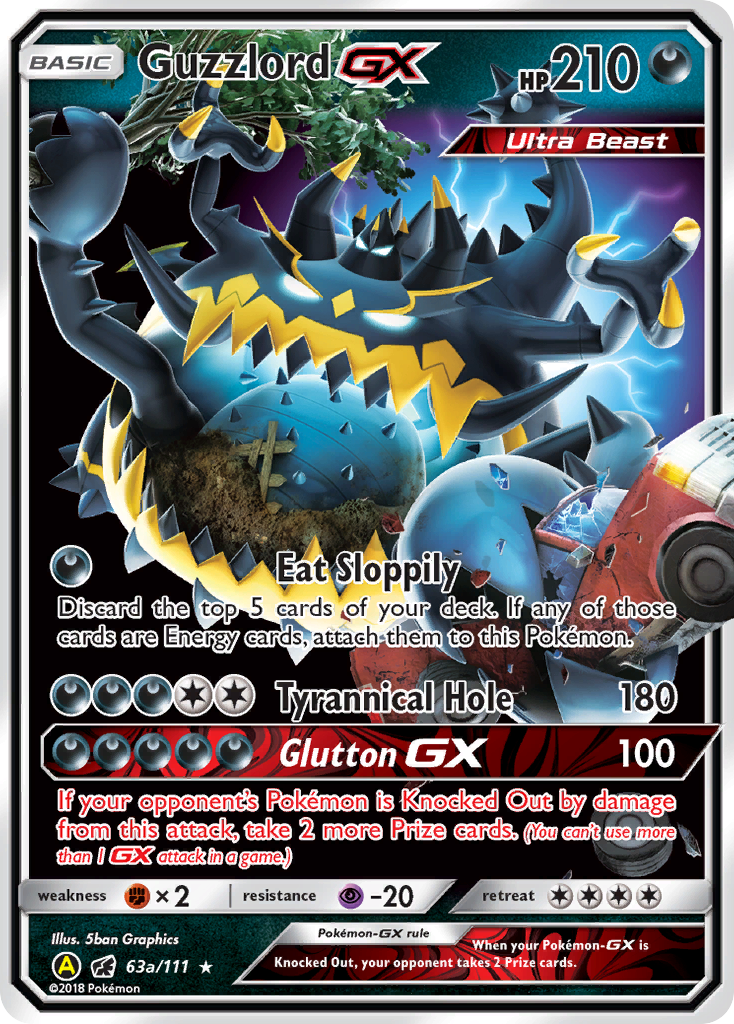 Guzzlord GX (63a/111) [Alternate Art Promos] | Fandemonia Ltd