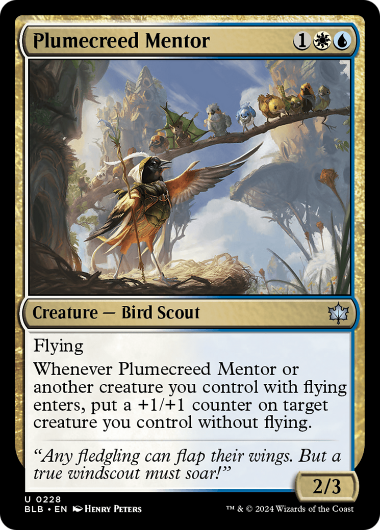 Plumecreed Mentor [Bloomburrow] | Fandemonia Ltd