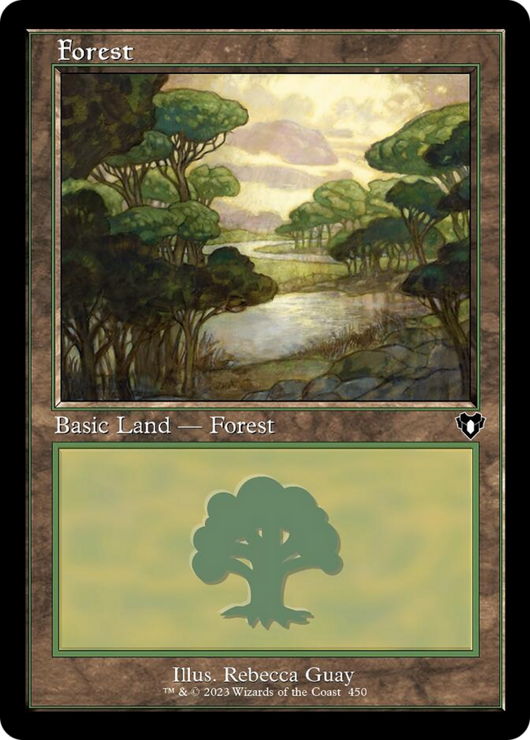 Forest (450) (Retro) [Commander Masters] | Fandemonia Ltd