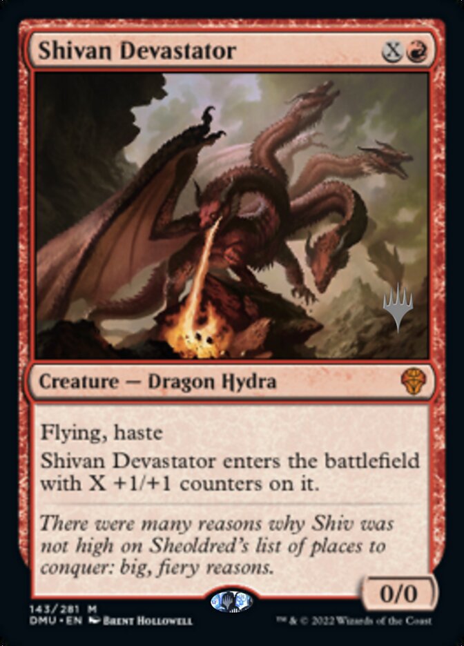 Shivan Devastator (Promo Pack) [Dominaria United Promos] | Fandemonia Ltd