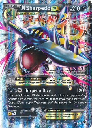 M Sharpedo EX (XY200) (Jumbo Card) [XY: Black Star Promos] | Fandemonia Ltd