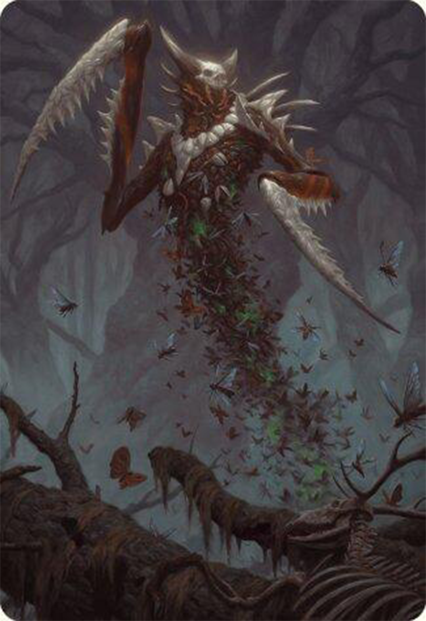 Grist, the Plague Swarm Art Card [Modern Horizons 3 Art Series] | Fandemonia Ltd