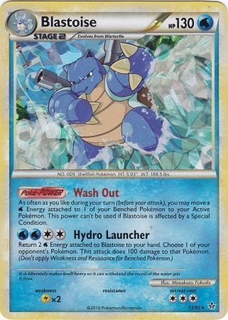 Blastoise (13/95) (Cracked Ice Holo) [HeartGold & SoulSilver: Unleashed] | Fandemonia Ltd