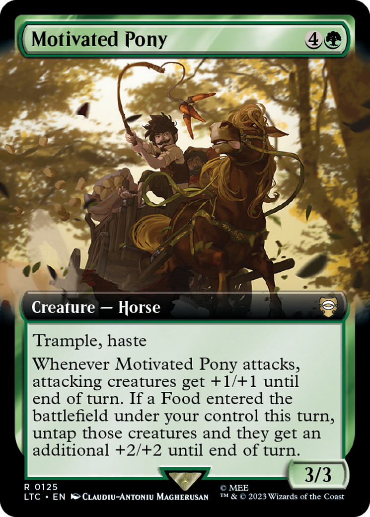 Motivated Pony (Extended Art) [The Lord of the Rings: Tales of Middle-Earth Commander] | Fandemonia Ltd