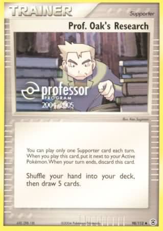 Prof Oaks Research (98/112) (2004 2005) [Professor Program Promos] | Fandemonia Ltd