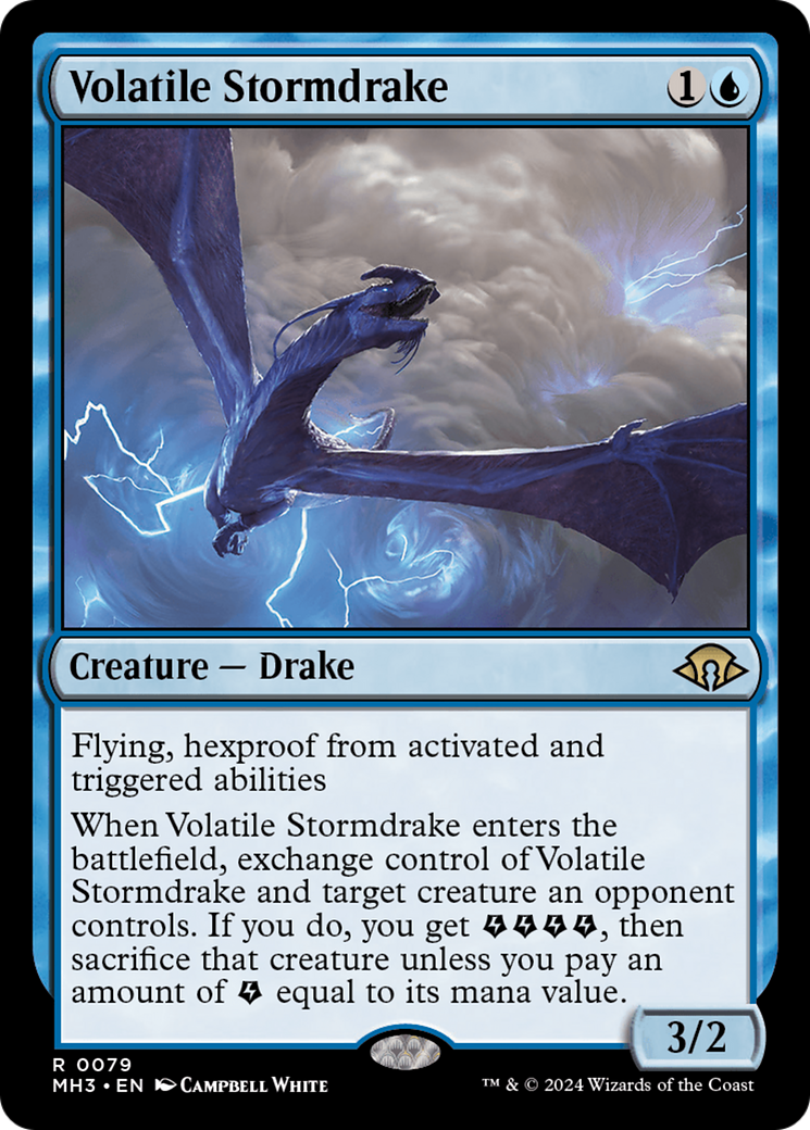 Volatile Stormdrake [Modern Horizons 3] | Fandemonia Ltd