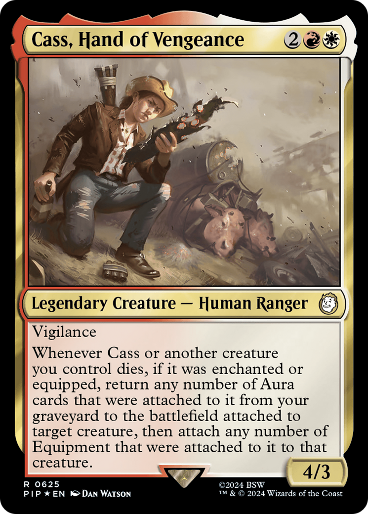 Cass, Hand of Vengeance (Surge Foil) [Fallout] | Fandemonia Ltd