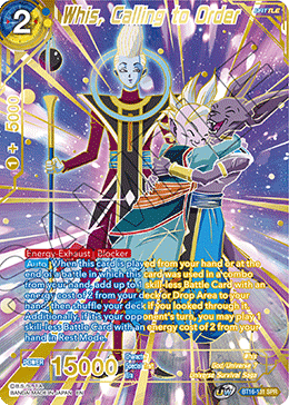 Whis, Calling to Order (SPR) (BT16-131) [Realm of the Gods] | Fandemonia Ltd