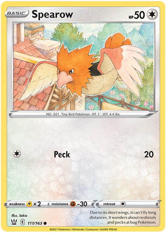 Spearow (111/163) [Sword & Shield: Battle Styles] | Fandemonia Ltd