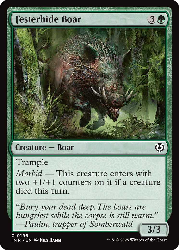 Festerhide Boar [Innistrad Remastered] | Fandemonia Ltd