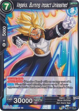 Vegeks, Burning Impact Unleashed (BT10-131) [Rise of the Unison Warrior 2nd Edition] | Fandemonia Ltd