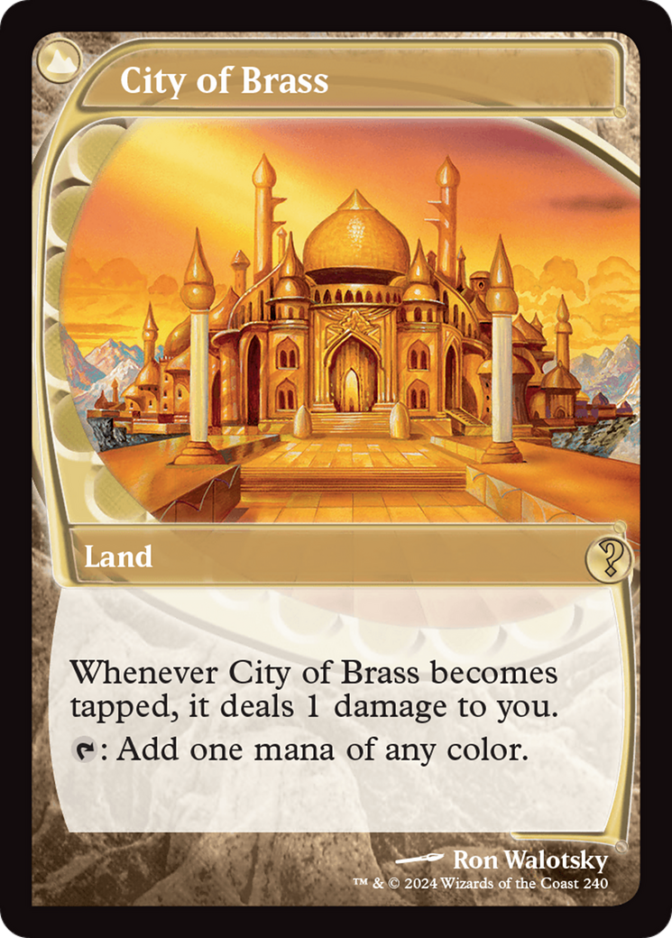 City of Brass (Future Sight) [Mystery Booster 2] | Fandemonia Ltd