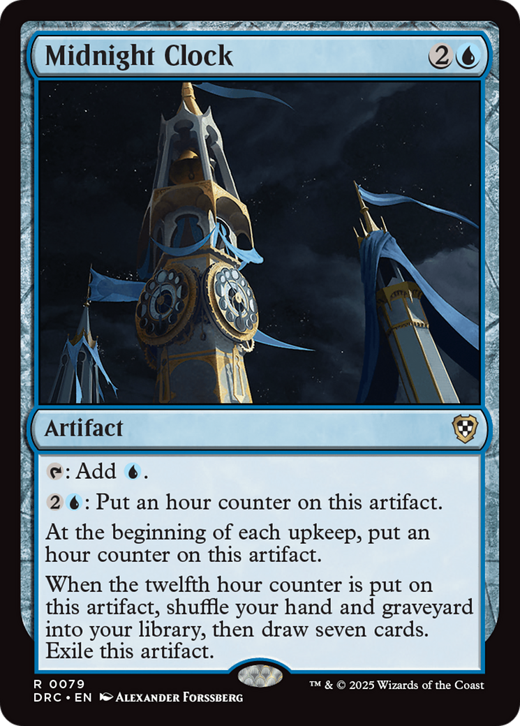 Midnight Clock [Aetherdrift Commander] | Fandemonia Ltd