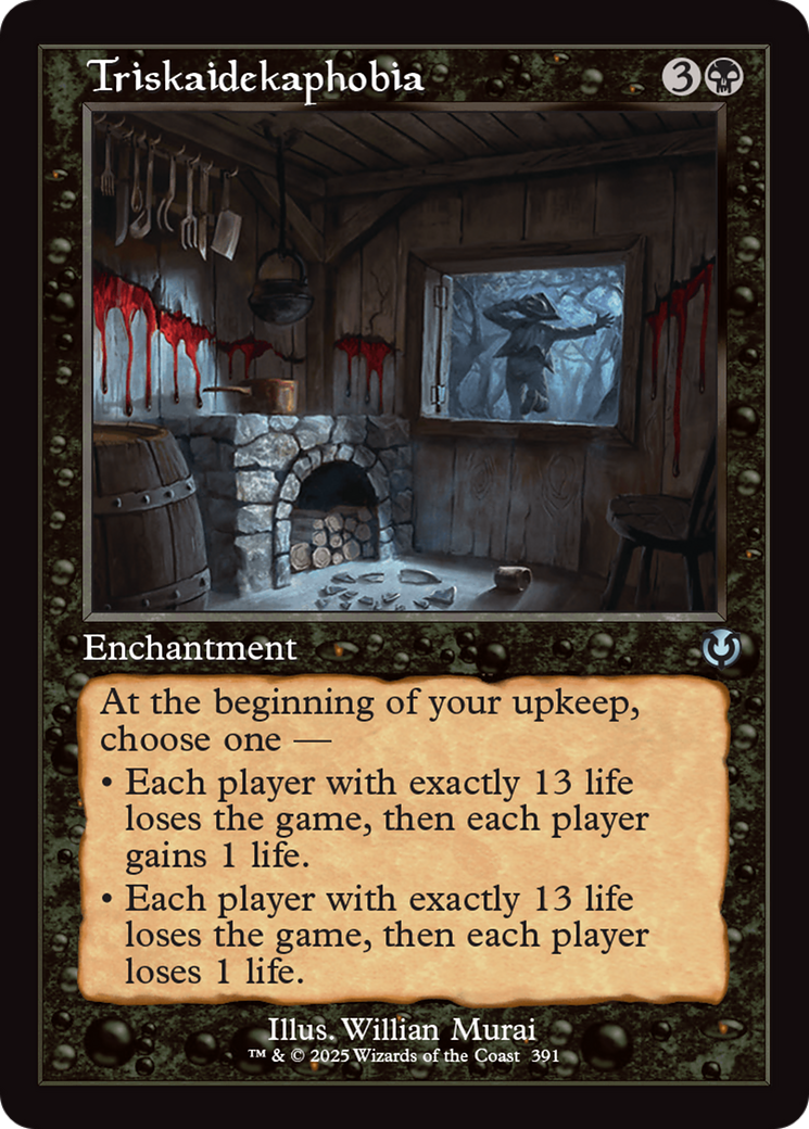 Triskaidekaphobia (Retro Frame) [Innistrad Remastered] | Fandemonia Ltd