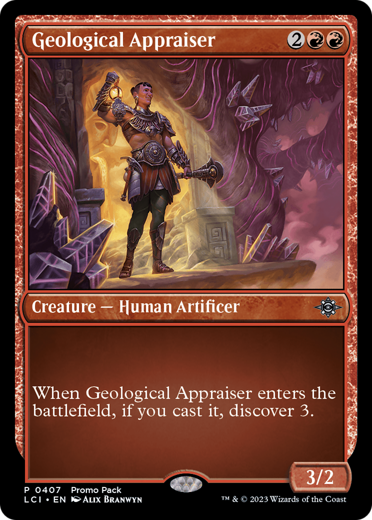 Geological Appraiser [The Lost Caverns of Ixalan Promos] | Fandemonia Ltd