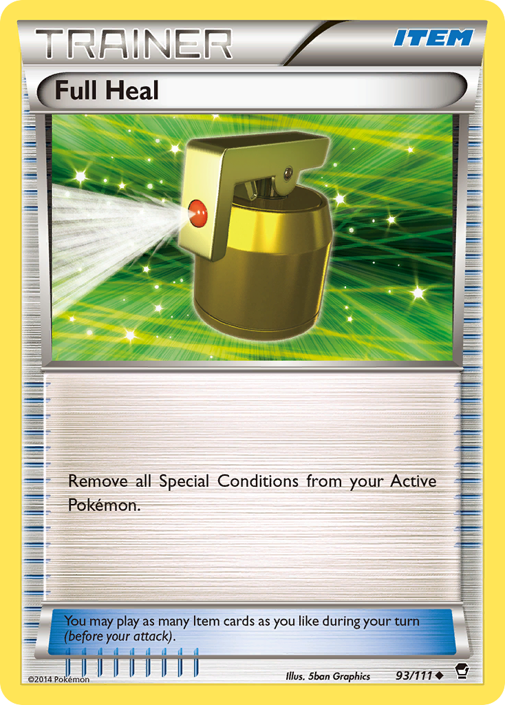 Full Heal (93/111) [XY: Furious Fists] | Fandemonia Ltd