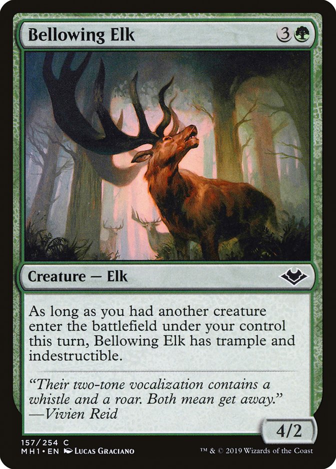 Bellowing Elk [Modern Horizons] | Fandemonia Ltd