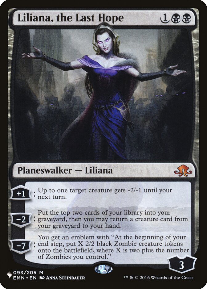 Liliana, the Last Hope [The List] | Fandemonia Ltd