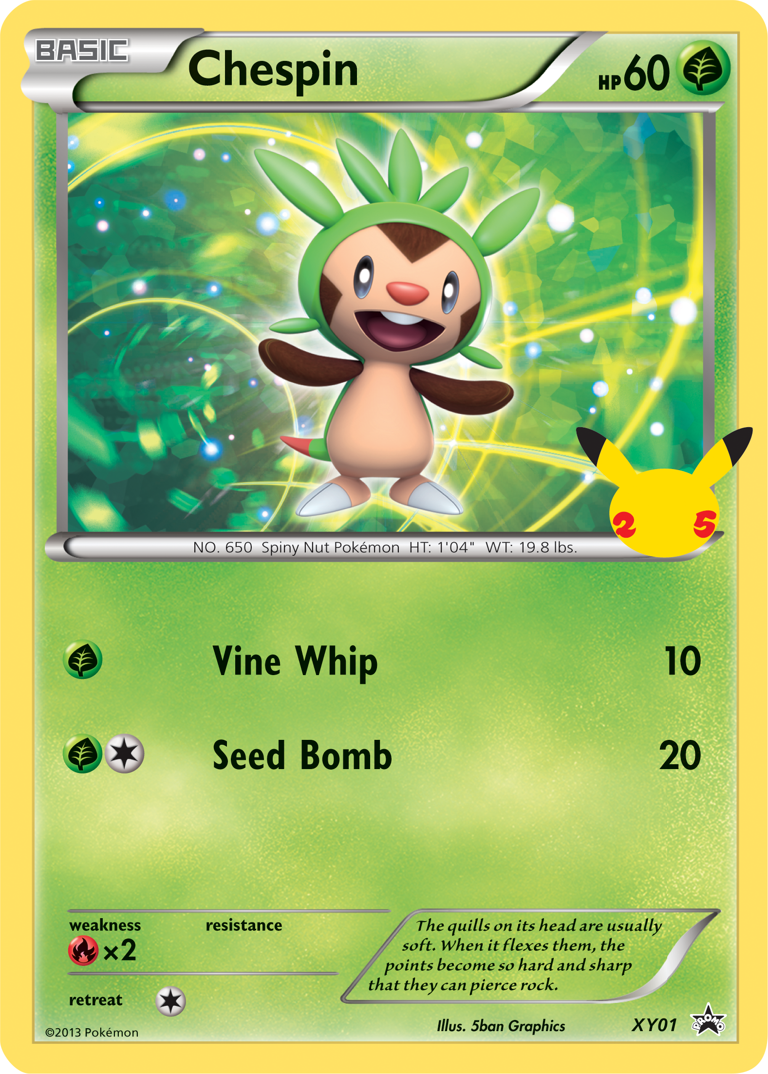 Chespin (XY01) (Jumbo Card) [First Partner Pack] | Fandemonia Ltd