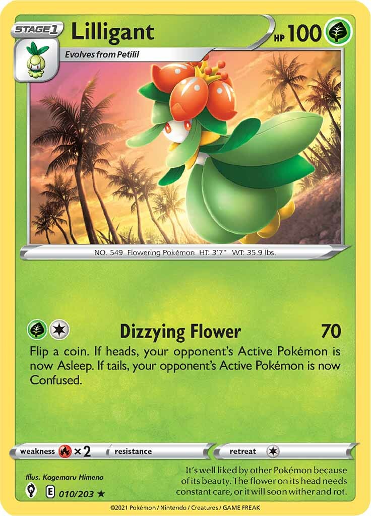 Lilligant (010/203) [Sword & Shield: Evolving Skies] | Fandemonia Ltd