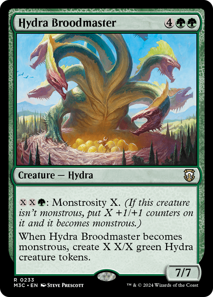 Hydra Broodmaster (Ripple Foil) [Modern Horizons 3 Commander] | Fandemonia Ltd