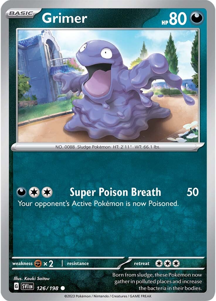 Grimer (126/198) [Scarlet & Violet: Base Set] | Fandemonia Ltd