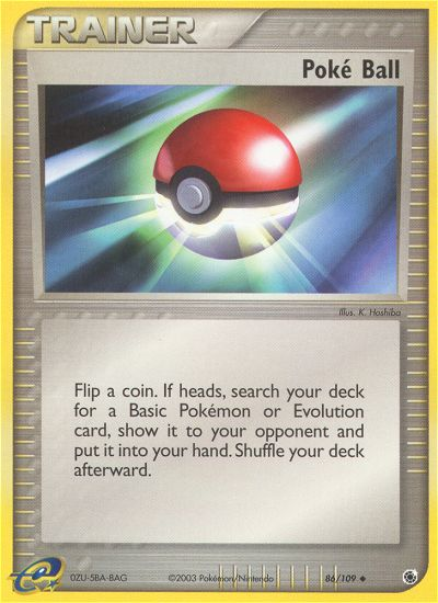 Poke Ball (86/109) [EX: Ruby & Sapphire] | Fandemonia Ltd