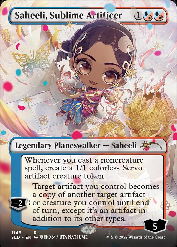 Saheeli, Sublime Artificer (Borderless) [Secret Lair Drop Series] | Fandemonia Ltd