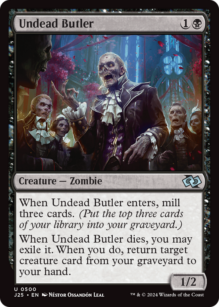 Undead Butler [Foundations Jumpstart] | Fandemonia Ltd