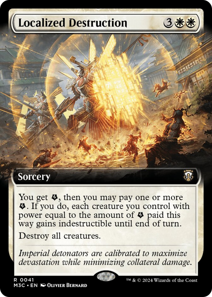 Localized Destruction (Extended Art) [Modern Horizons 3 Commander] | Fandemonia Ltd