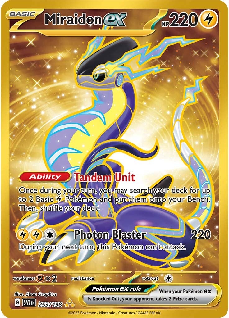 Miraidon ex (253/198) [Scarlet & Violet: Base Set] | Fandemonia Ltd