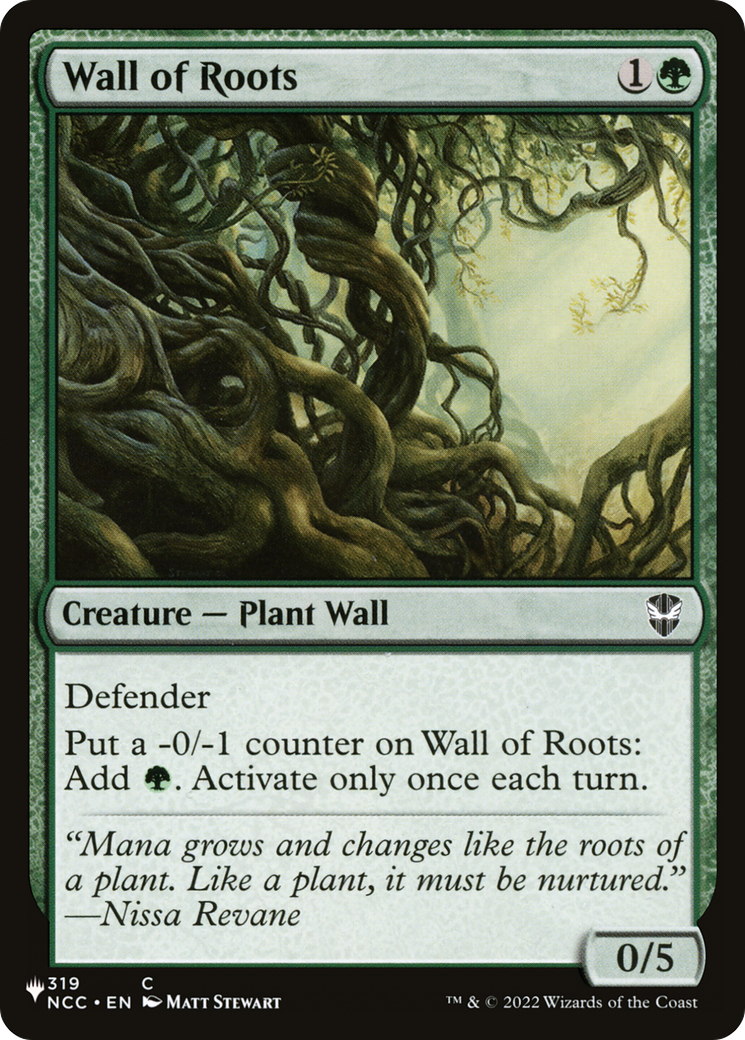 Wall of Roots [The List] | Fandemonia Ltd